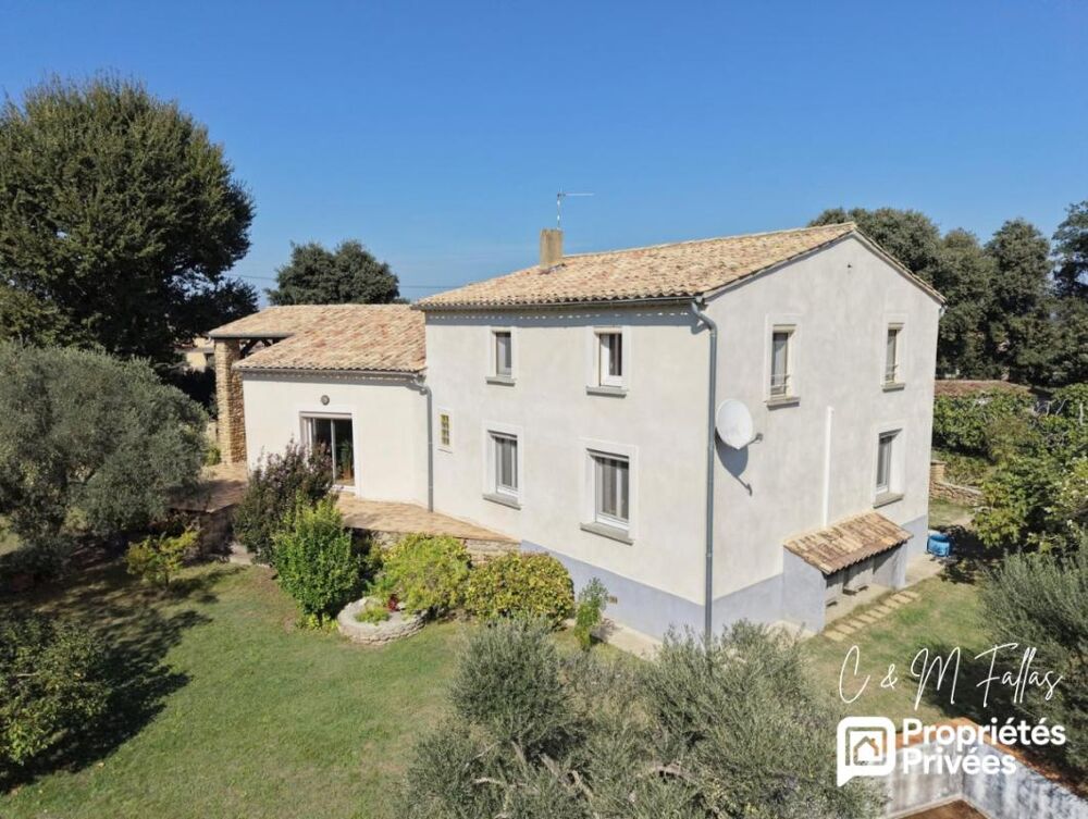 Vente Maison ROCHEGUDE -Maison familiale de 202 m², 5 chambres, sur 2 090 m² de terrain arboré Rochegude
