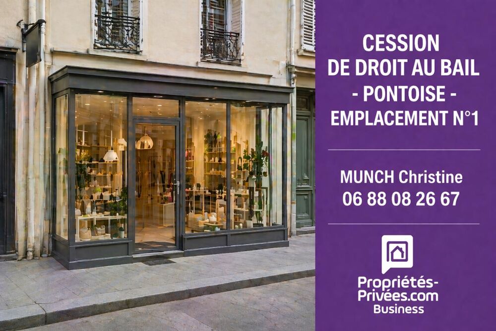   PONTOISE - EMPLACEMENT N°1 - LOCAL COMMERCIAL 51 M², LOYER ATTRACTIF 