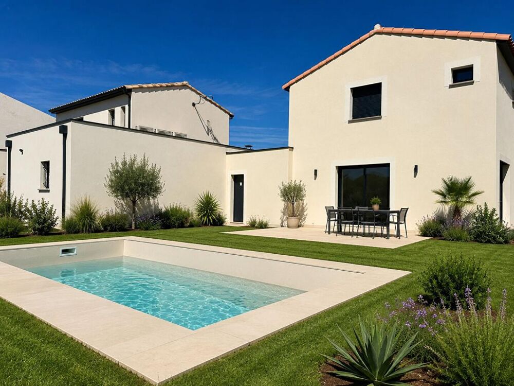 Villa 4 pièces de 96 m² avec garage et piscine sur 355 m² de terrain