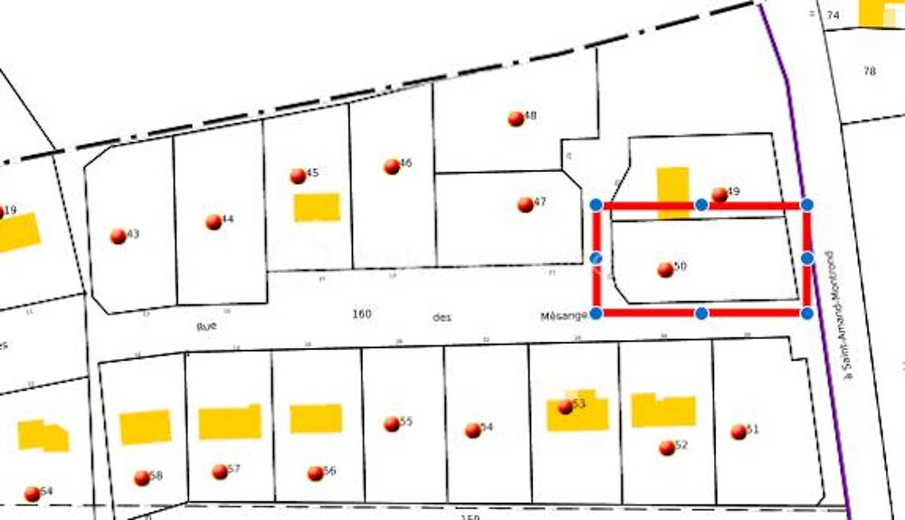 Vente Terrain Terrains à bâtir viabilisés – Vinon (18300) – De 955 m² à 1170 m² Vinon