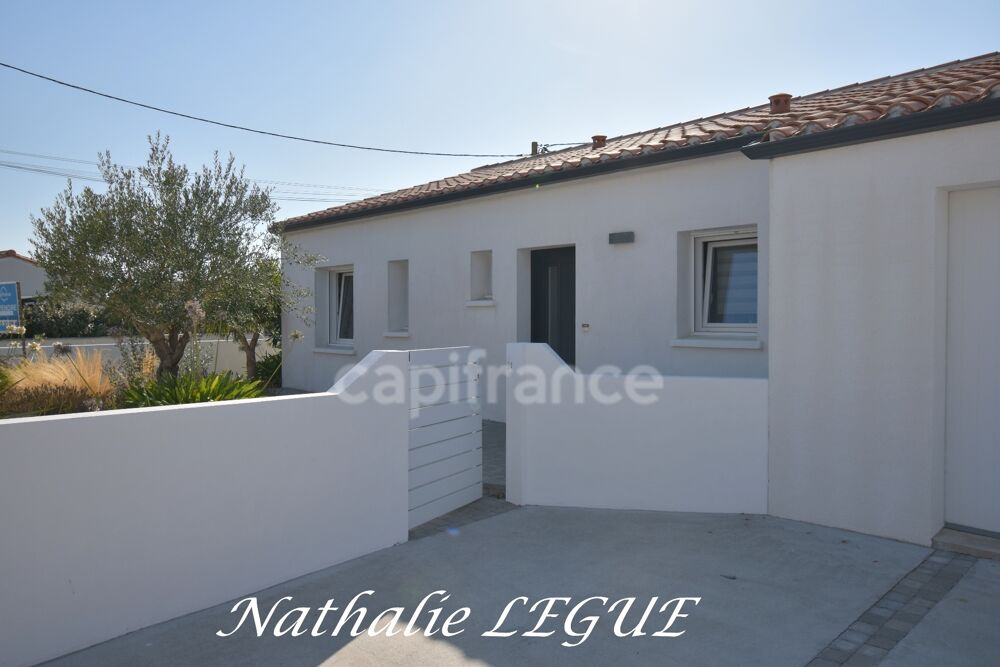 VENDEE LA BARRE DE MONTS (85) Maison à vendre 5 pièces , 3 chambres , 366 m² terrain clos, 93 m² garage, proche NOIRMOUTIER