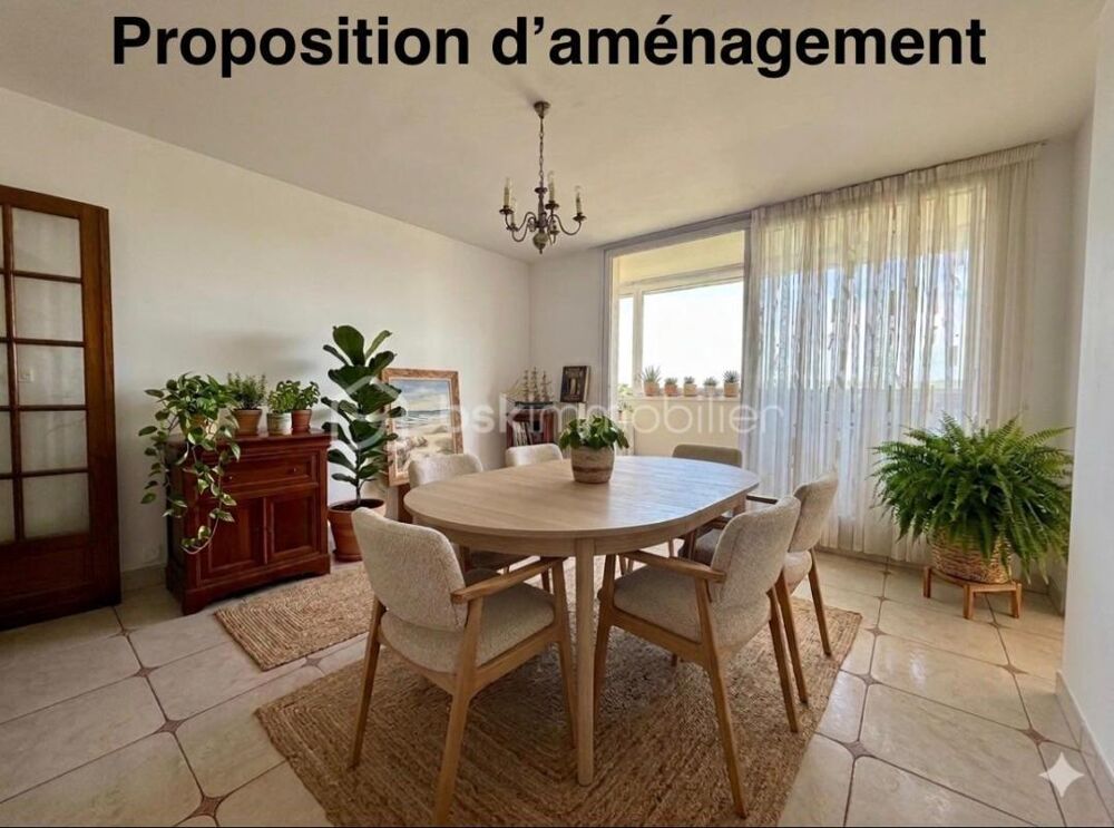 Nouveau prix pour cet appartement, Séjour lumineux, trois chambres, 6ème étage dans résidence privée, sécurisée