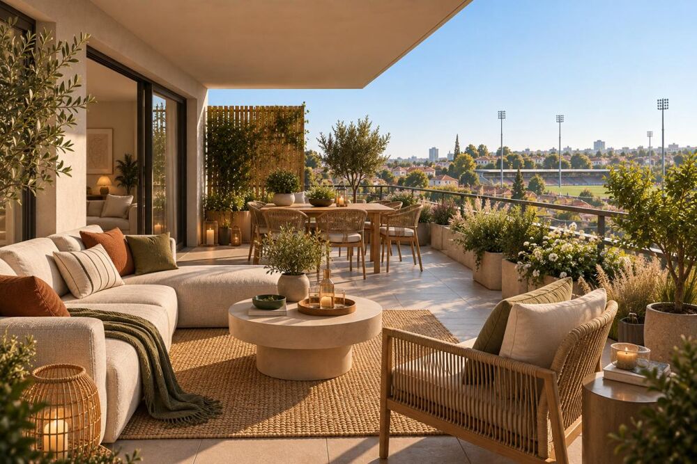 Vente Appartement T4 au dernier étage avec 38 m² d'extérieurs Begles