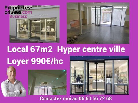 28100 DREUX - LOCATION LOCAL COMMERCIAL 67 M&sup2; , Hyper centre Ville 990 28100 Dreux