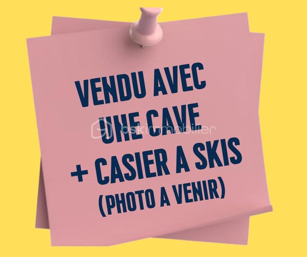 **EXCLUSIF** STUDIO + CAVE + CASIER A SKIS