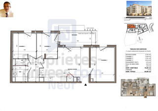  Appartement � vendre 4 pi�ces 76 m�