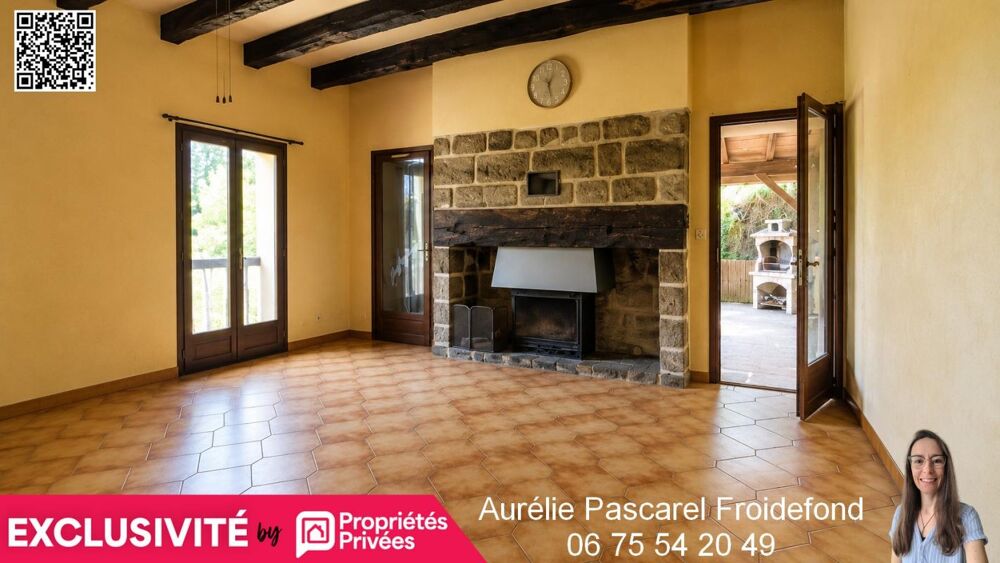 Vente Maison BRIVE : Grange en pierre, rénovée en Maison T4 d'env. 110m² - 3 chambres + Bureau - combles aménageables - GARAGE et Atelier - T Brive la gaillarde