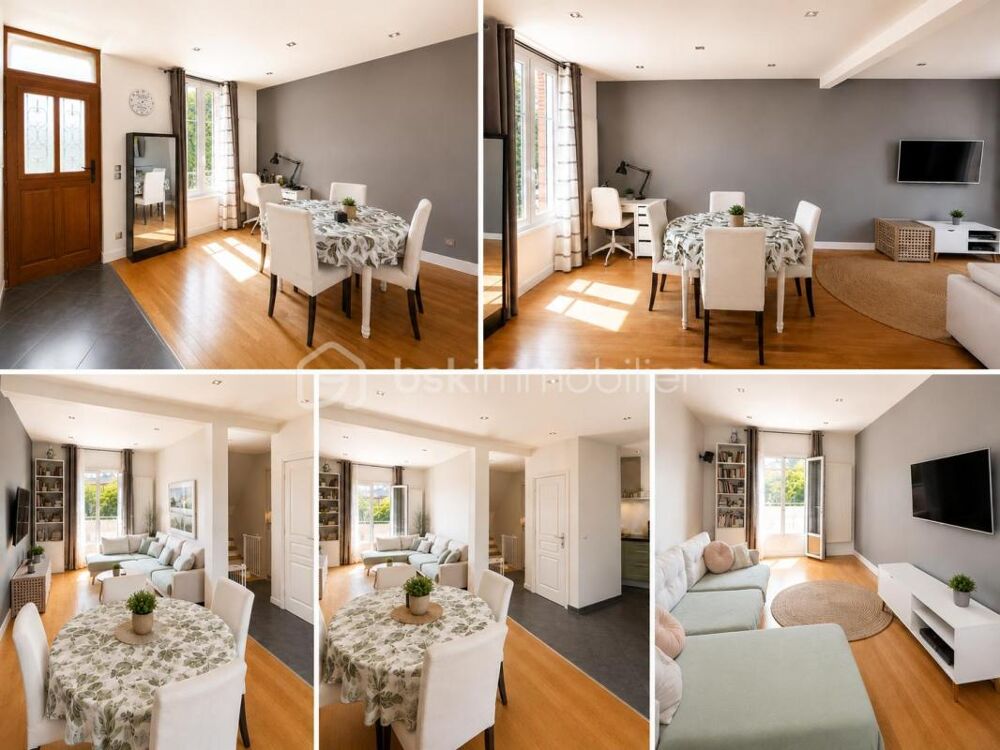 AULNAY-SOUS-BOIS  MAISON INDIVIDUELLE  3 CHAMBRES  TERRASSE 47 M²  JARDIN  GARAGE  GARE À PIED