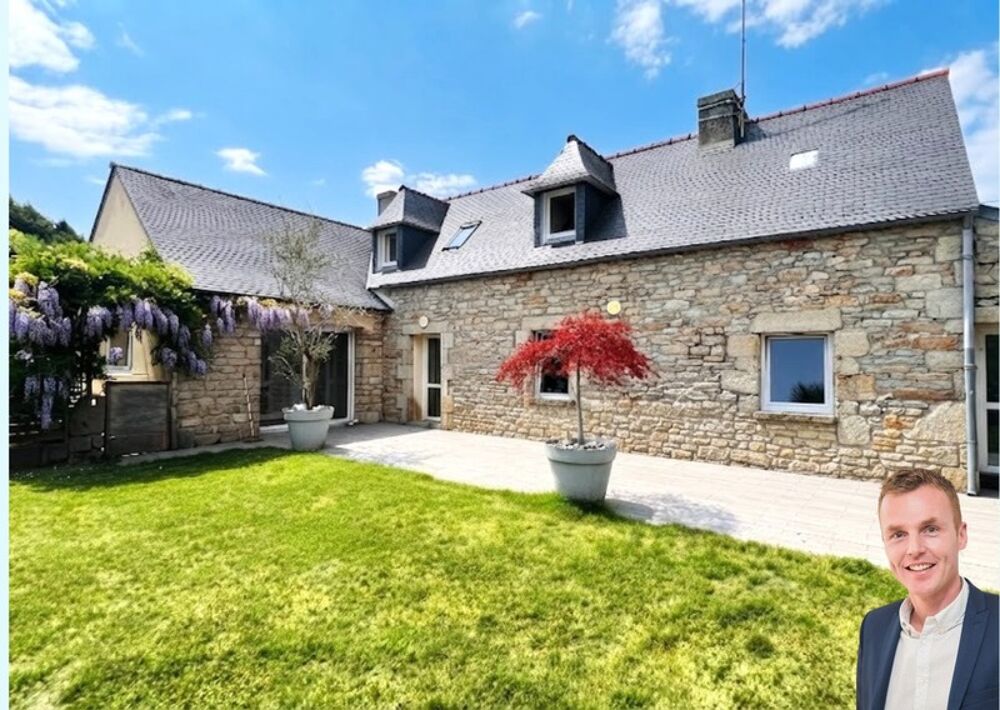 PLONÉIS (29)  Maison à vendre Type 6 de 115 m² habitable et 189 m² utile  Terrain de 1 320 m²  Double garage  Piscine