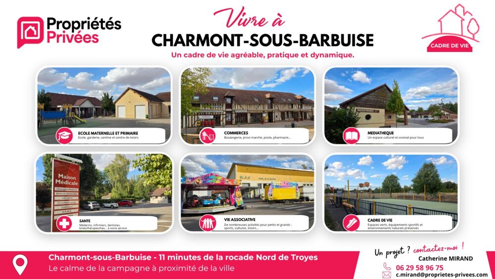 Vente Terrain Terrain à bâtir de 804 m2 déjà viabilisé - Charmont-sous-Barbuise Charmont sous barbuise