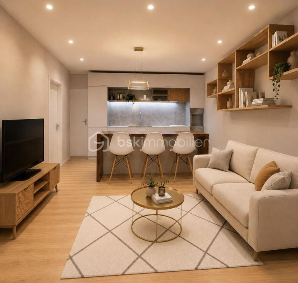EXCLUSIF Albertville centre : Appartement moderne 54 m² avec balcon dans bâtisse de caractère