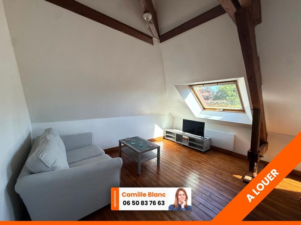 Location Appartement ? JOUY CENTRE – T2 meublé de charme – Parking – Disponible de suite Jouy