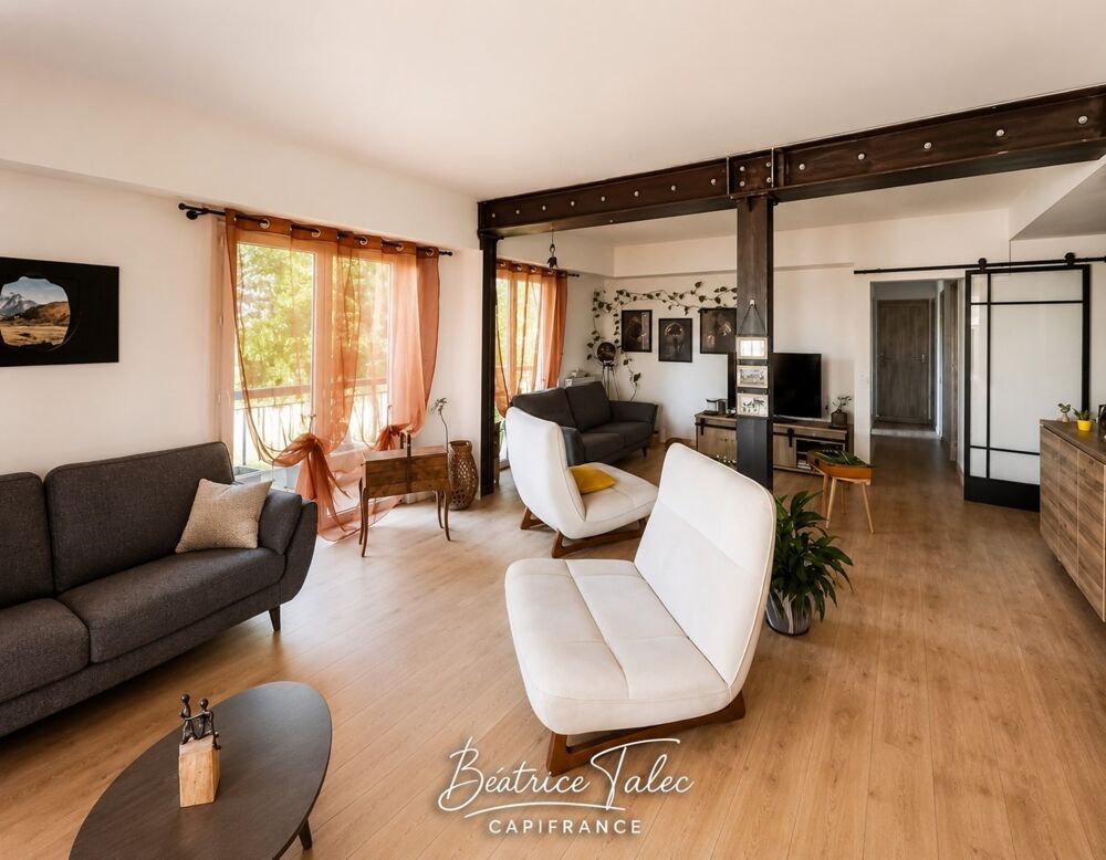 Comme une maison ! Appartement 4 pièces, contemporain avec jardin privatif de 530 m², parking, Aix-en-Provence, Résidence
