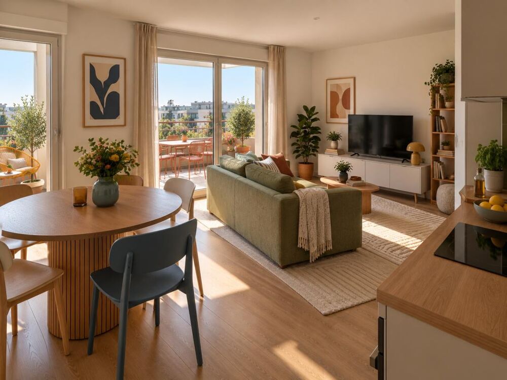 Vente Appartement MÉRIGNAC CENTRE – T3 AVEC CLIM ET DEUX EXTÉRIEURS – TRAMWAY À PIED Merignac