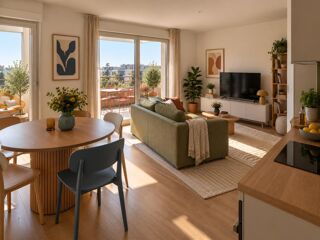 Vente Appartement MÉRIGNAC CENTRE – T3 AVEC CLIM ET DEUX EXTÉRIEURS – TRAMWAY À PIED Merignac