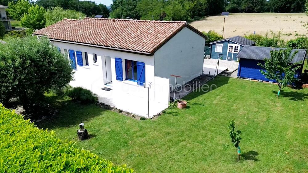 Vente Maison ? Maison plain pied - 86 m² - 3 chambres possibles - lumineuse - double terrasse et dépendances Caudecoste