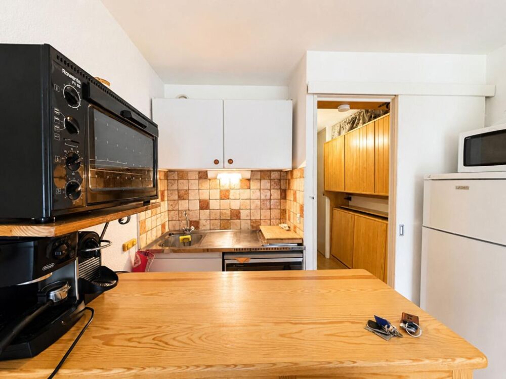 Studio 25 m² avec loggia fermée et extérieur ? La Foux d'Allos
