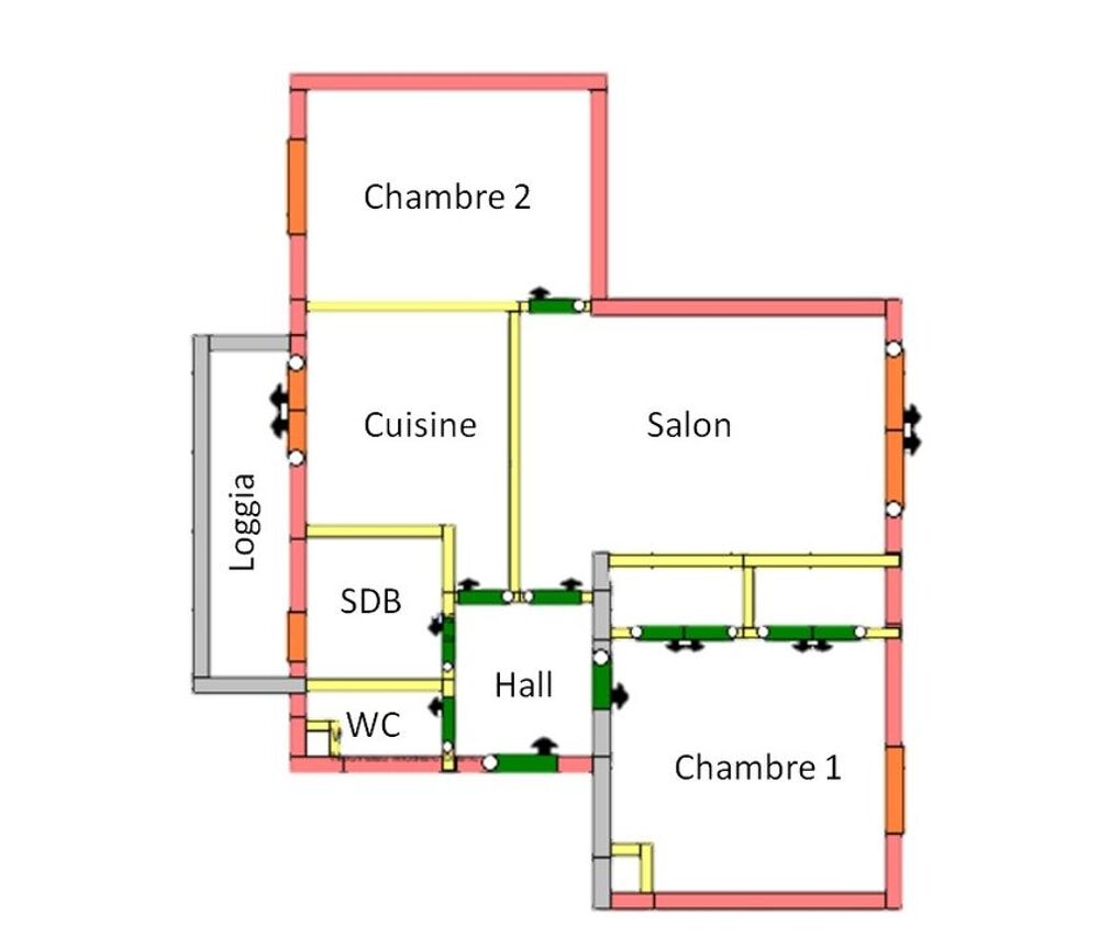 Location Appartement Appartement de 51m2 à louer sur Vienne Vienne