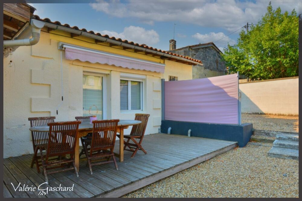 Guitres ( 33) Maison 2 chambres et jardin