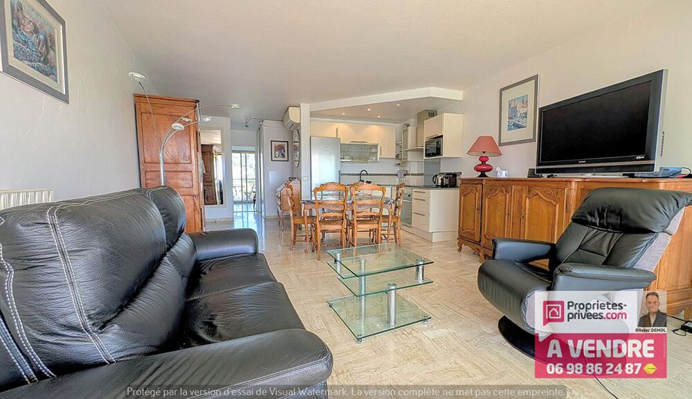 Vente Appartement 3 PIECES CANNES MARINA VUE MER Mandelieu la napoule