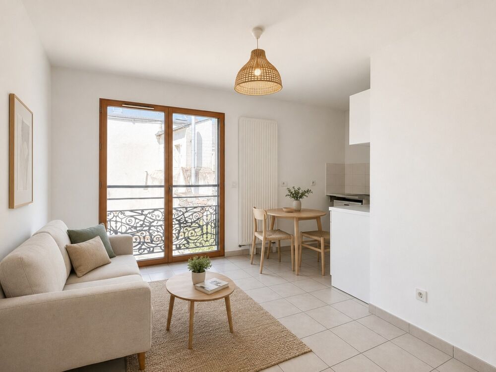 Appartement T2 en hyper centre au sein d'une résidence récente avec ascenseur et parking au calme sur cour intérieure