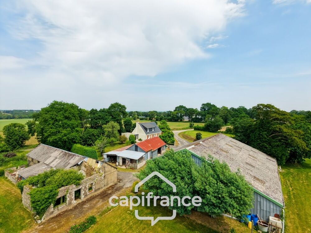 Vente Maison PROPRIÉTÉ AVEC MAISON, HANGAR DE 360 M², NOMBREUSES DÉPENDANCES ET 6 280 M² DE TERRAIN – ENVIRONNEMENT NATUREL À KERFOURN, À PRO Kerfourn