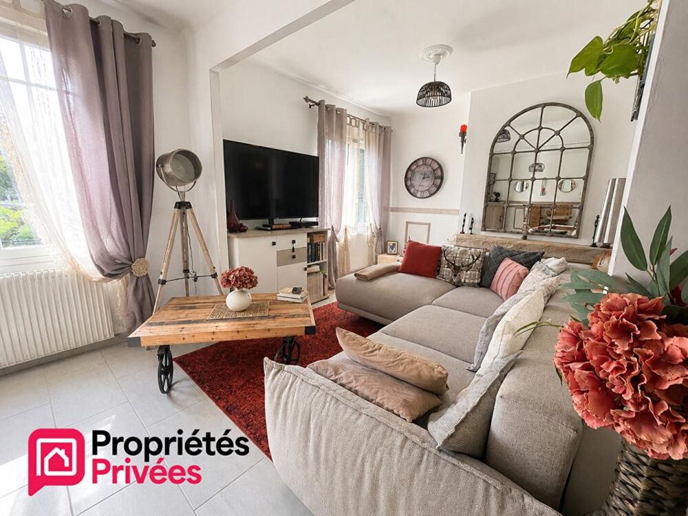 Vente Maison Maison 83m2 2 à 3 chambres sous-sol jardin 490m2 189500FAI Garennes sur eure