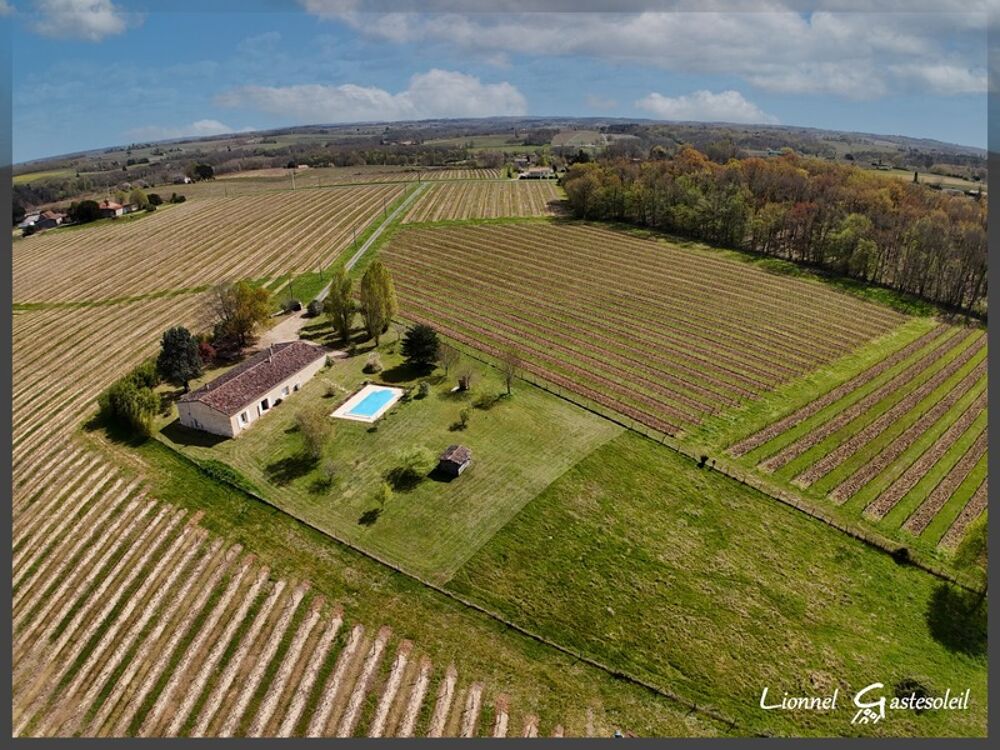 Vente Maison Maison en pierre de charme avec piscine 4 chambres en Gironde dans un cadre rare et privilégié isolée Les leves et thoumeyragues
