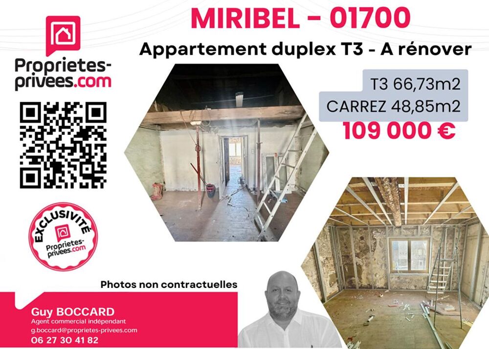 Appartement Miribel 3 pièce(s) 80 m2