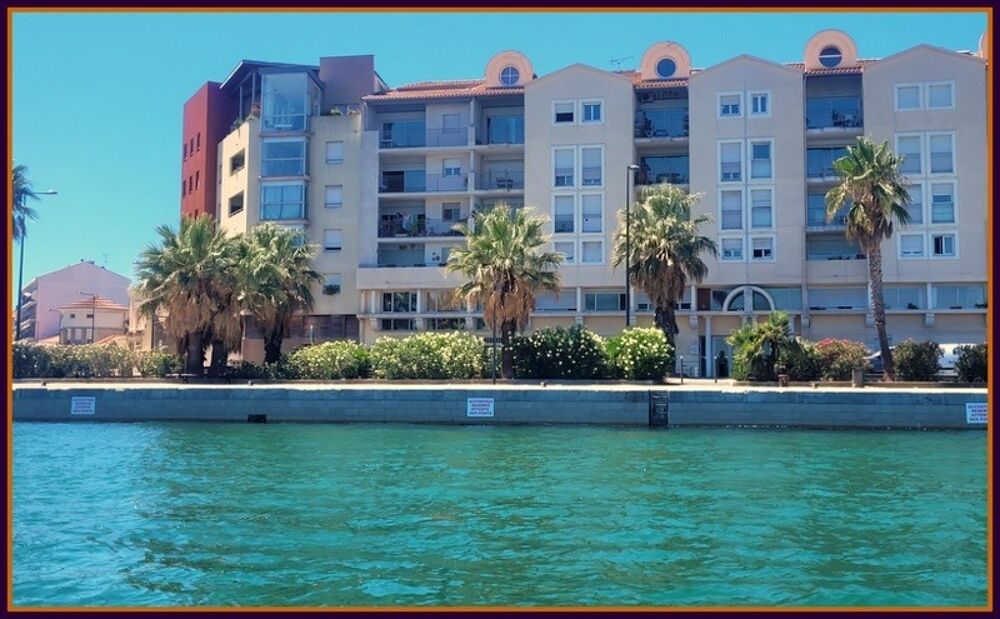 Appartement 3 pièces avec vue imprenable sur canal SETE (34)