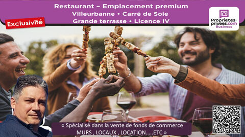   VILLEURBANNE - RESTAURANT 200 COUVERTS, TERRASSE, Emplacement premium 