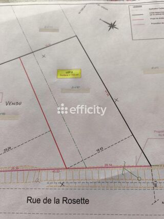  Terrain � vendre 703 m�