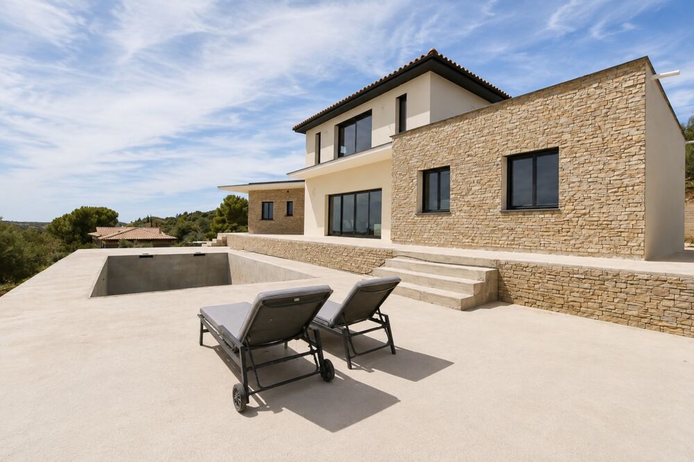 Vente Maison Villa contemporaine 196 m² – Vue exceptionnelle, piscine et 5 chambres à Neffiès Neffies