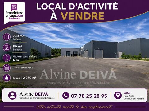 SECTEUR CREIL - Local d'activit&eacute; 650 m2 + 120 m2 bureaux Individuel 1045000 60550 Verneuil en halatte