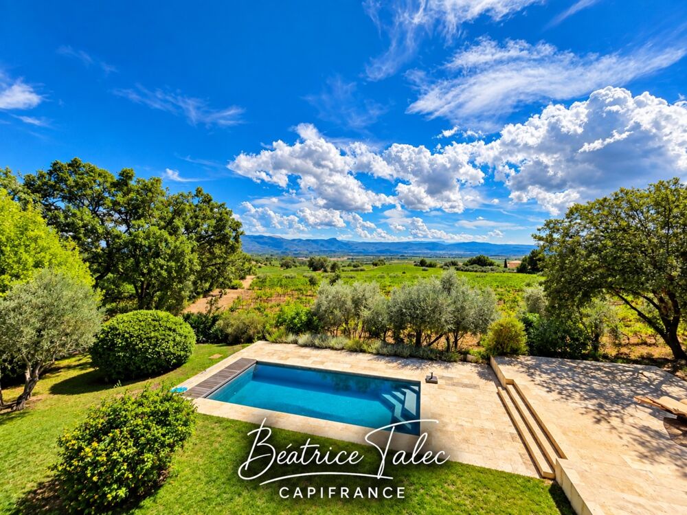 Vente Maison Maison 4 pièces, piscine, vue sur les vignes, Puyloubier, Provence, Montagne Sainte-Victoire, Bouches-du-Rhône Puyloubier