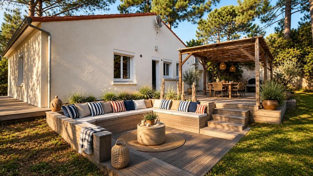 Maison lumineuse 5 pièces, grand jardin à Meschers