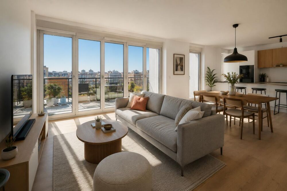 Vente Appartement Superbe 3 pièces au 9? étage avec deux balcons – Secteur Les Groues Nanterre