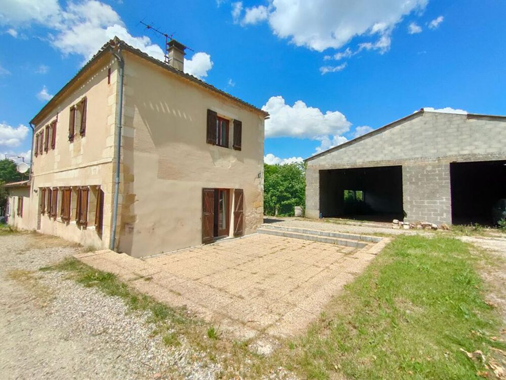 PROPRIETE : MAISON EN PIERRE 150 m² + ECHOPPE 120 m² + HANGAR 230 m² - TERRAIN 1 HECTARE