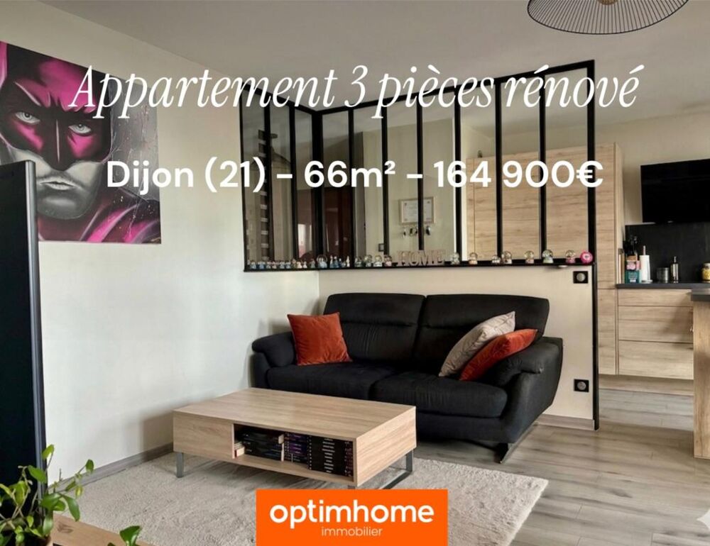 Appartement 3 pièces 66 m² · à Dijon · 66 m² · 164 900 €