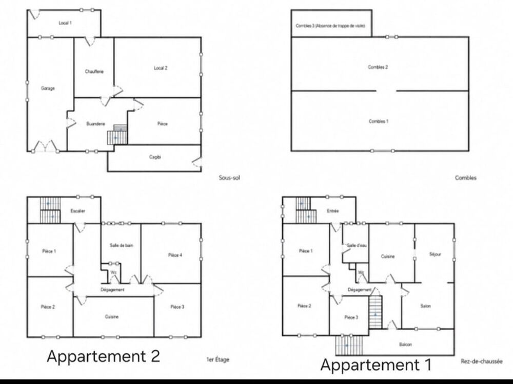Vente Immeuble 2 appartements à louer avec 2 entrées indépendantes à Montbéliard Montbeliard