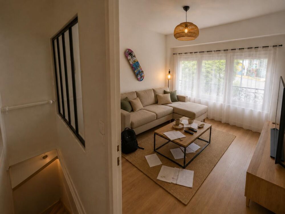 T2 bis rénové avec climatisation  Vue dégagée et lumineux
