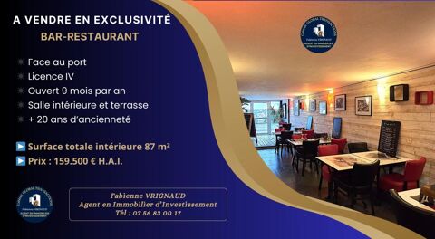 Fonds de commerce, Bar-restaurant, Licence IV 159500 17120 Mortagne sur gironde