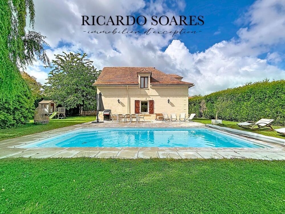 LE MEUX 60880 - VILLA DE CHARME 196m2 / 6 CHAMBRES / PISCINE / 3 GARAGES / TERRAIN 1400m2