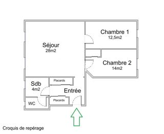  Appartement � vendre 3 pi�ces 70 m�