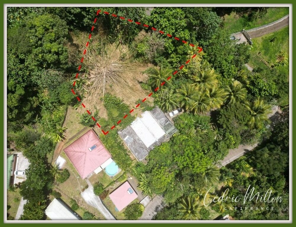 Vente Terrain Terrain de 1 000 m² vue mer – Anses-d'Arlet, quartier Cocoyers Les anses d arlets