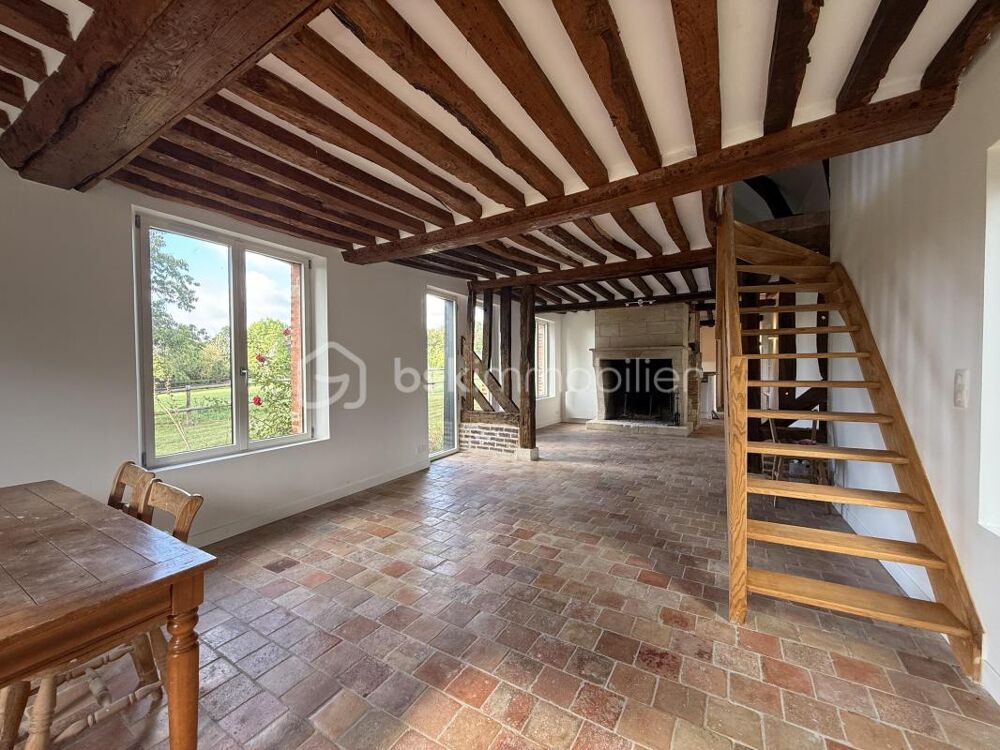 Location Maison Bonneville-la-Louvet – 111 m² habitables – 140 m² au sol – 3 chambres + bureau / chambre d'enfant MAISON NORMANDE DE CHARME AU C Pont l eveque