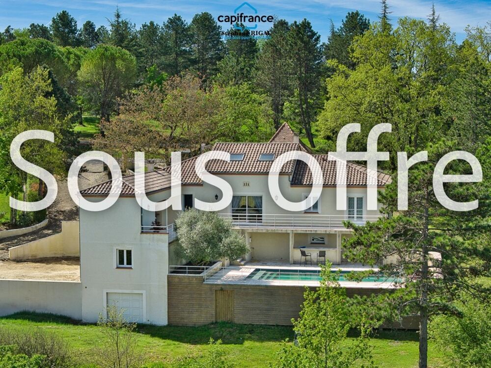 Vente Propriété/Château Propriete à vendre 5 pièces MAUROUX (46) maison de 155m2 habitables avec piscine sur terrain de 5499m2 Mauroux