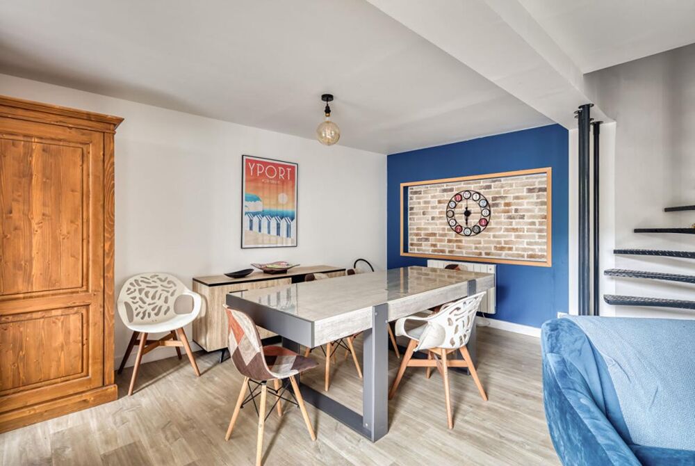 Vente Maison Yportaise avec plage et commerces à pied/aucun travaux/meublé/terrasse Yport
