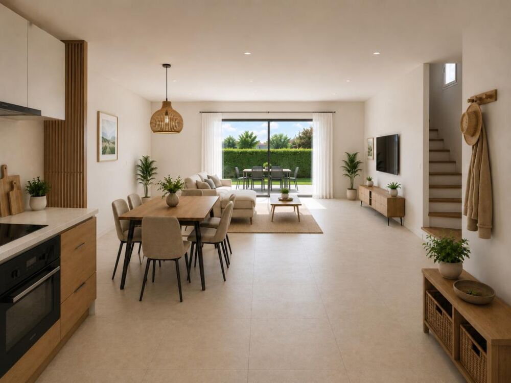SAUVIAN - Villa individuelle neuve 81m² avec garage et jardin