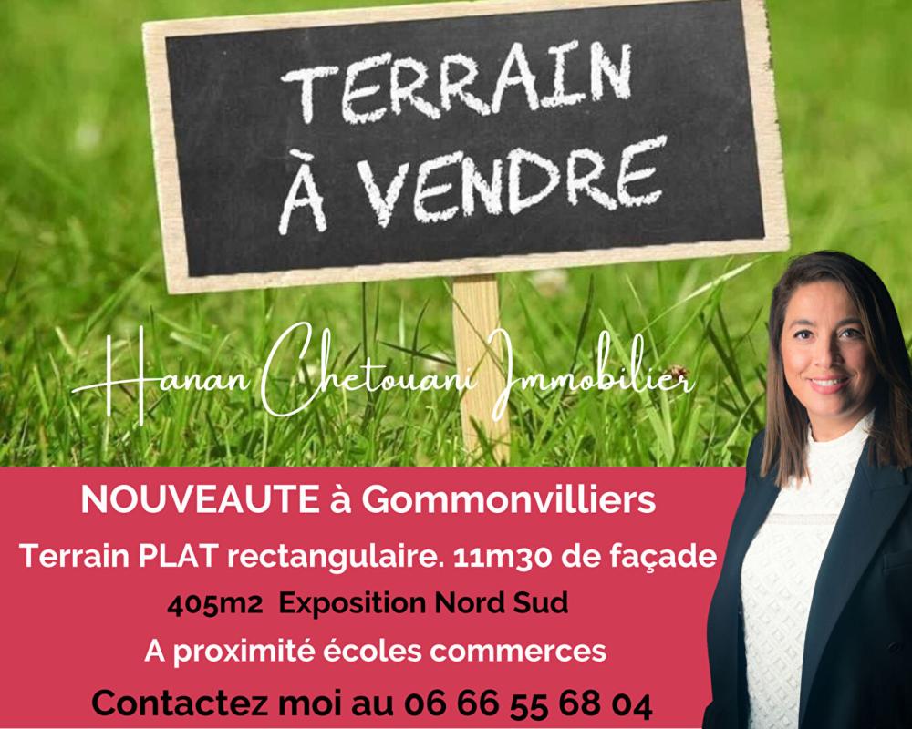 Vente Terrain Terrain à bâtir  Rue prisée à Gommonvilliers Igny